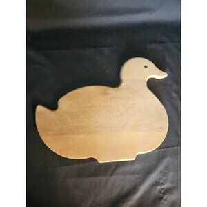 Wooden Cutting Charcuterie Board Duck BirdShaped Plaque